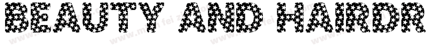 BEAUTY AND HAIRDRESSING字体转换